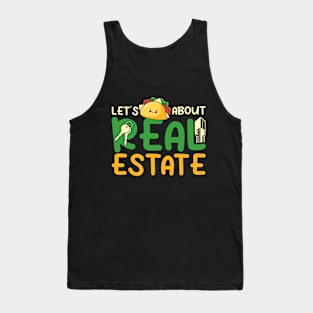 Salesperson Funny Realtor Home Retail Real Estate Agent Tank Top